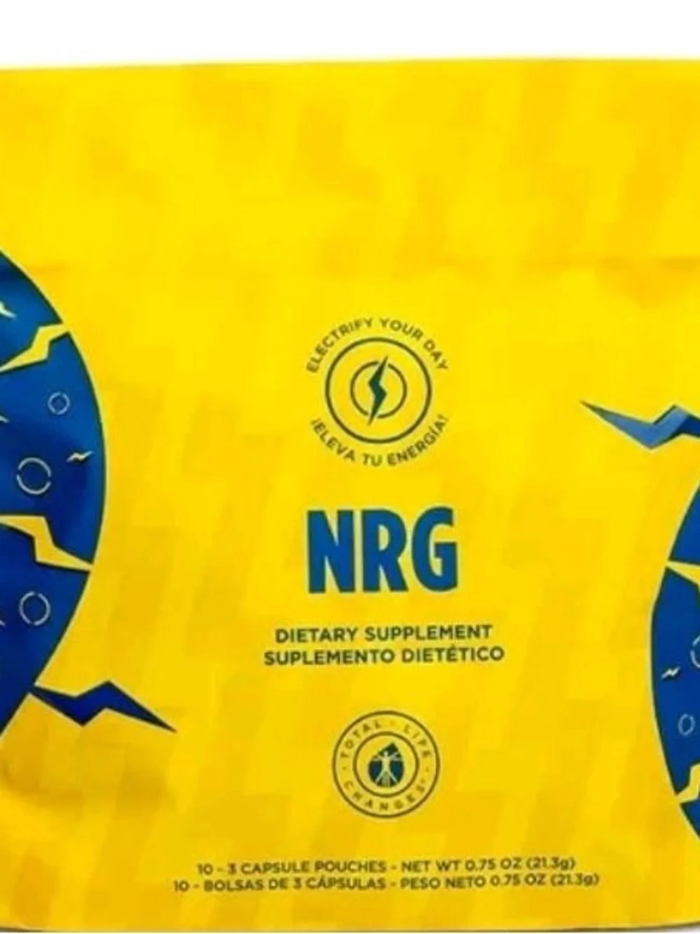 a new day Men Grooming NRG Citrus Cleansing Wipes - Blue/Yellow